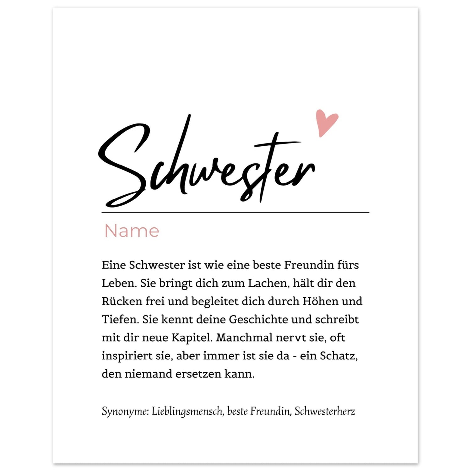 Freundschaft & Familie - elevenprints