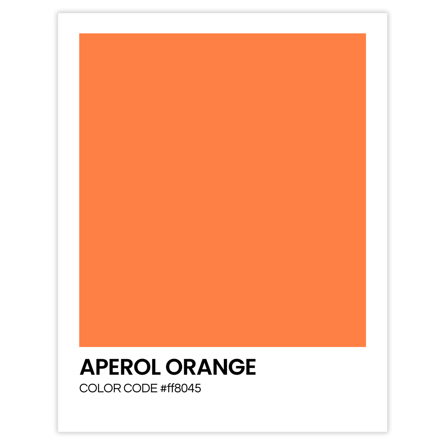 APEROL ORANGE - Color Codes
