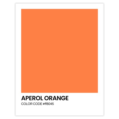 APEROL ORANGE - Color Codes