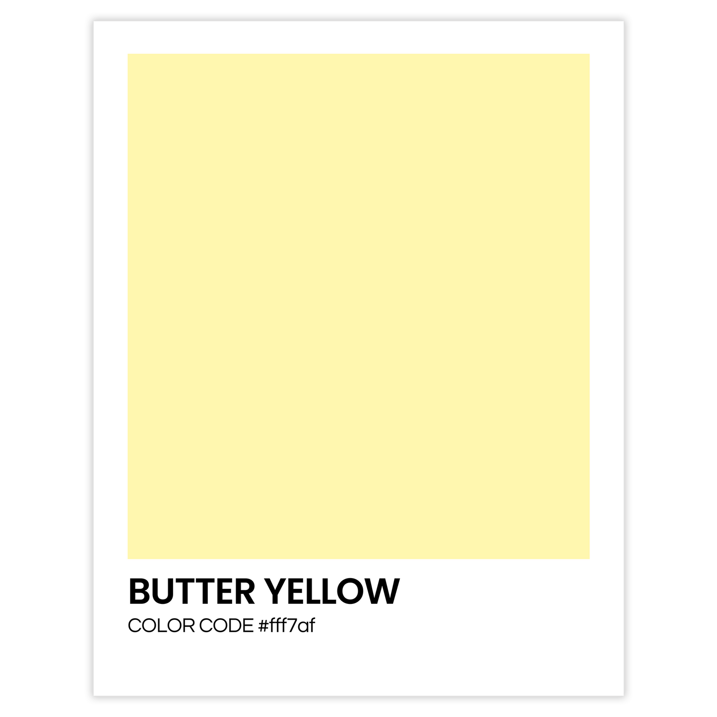 BUTTER YELLOW - Color Codes