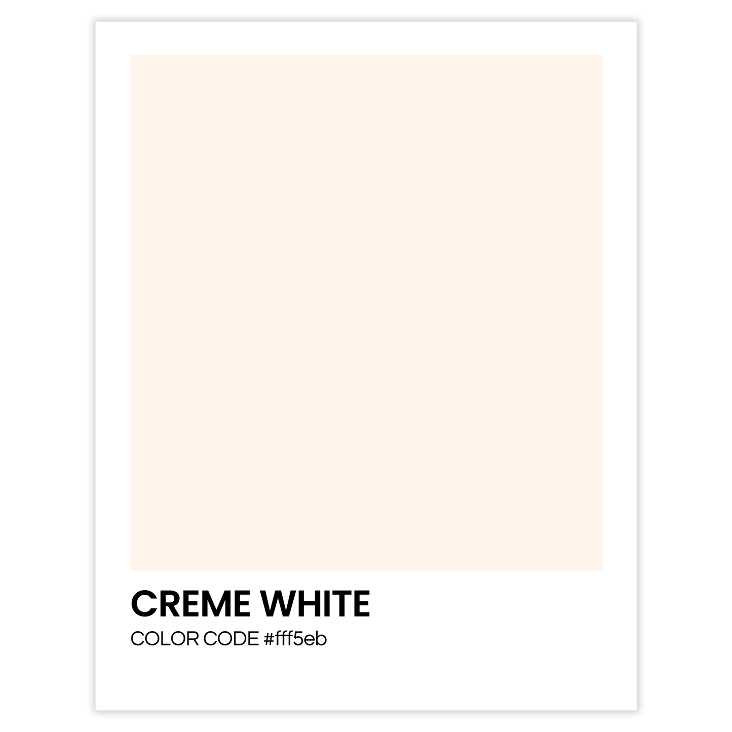 CREME WHITE - Color Codes