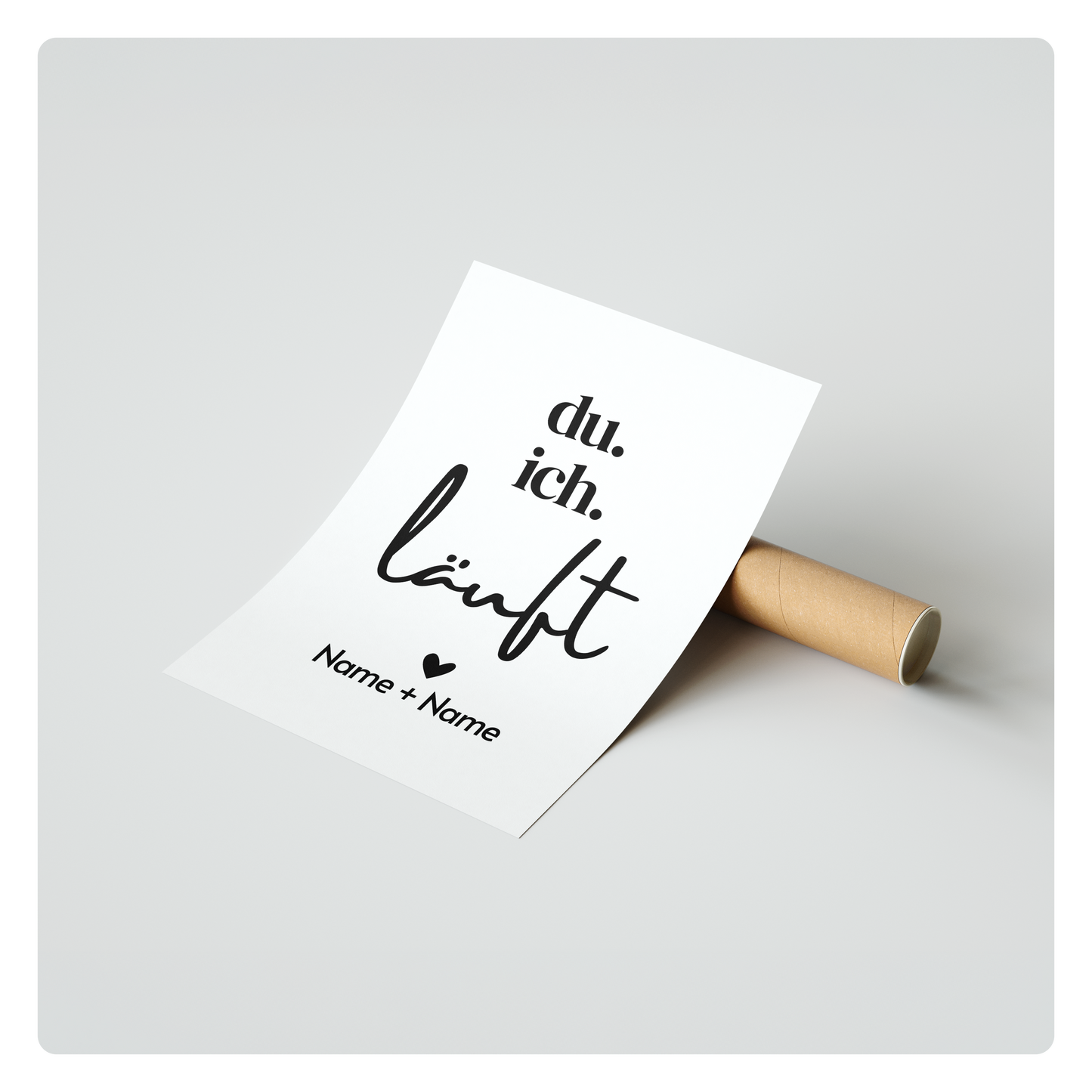 du. ich. läuft. - personalisierbar