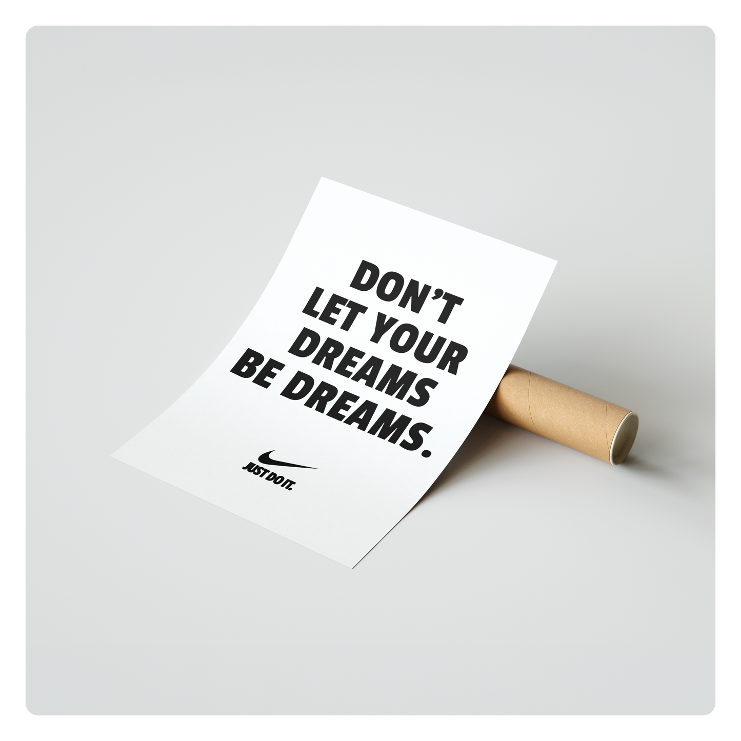 Don't let your dreams be dreams.