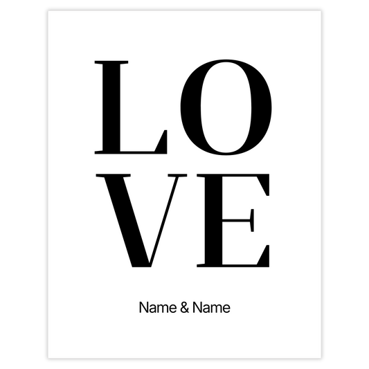 LOVE - personalisierbar