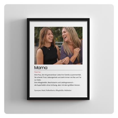 Mama Definition - personalisierbar