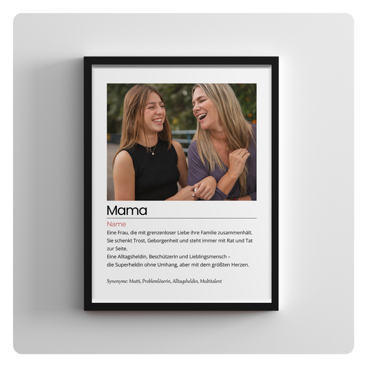 Mama Definition - personalisierbar