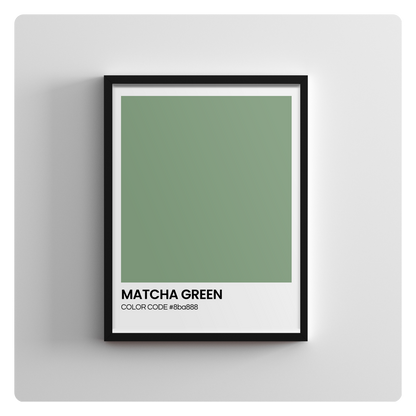 MATCHA GREEN - Color Codes