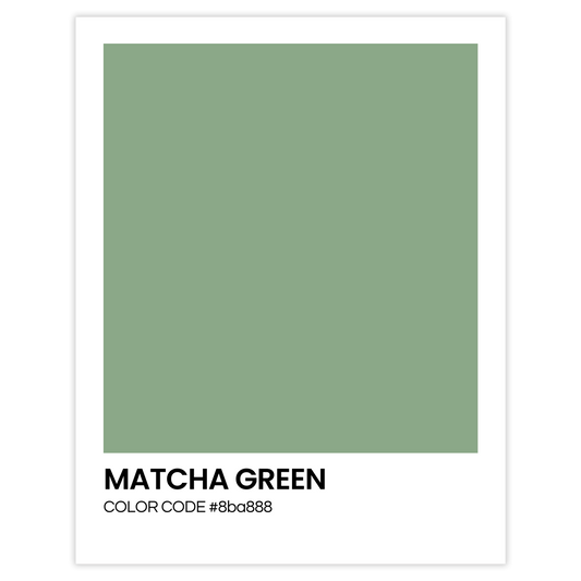 MATCHA GREEN - Color Codes