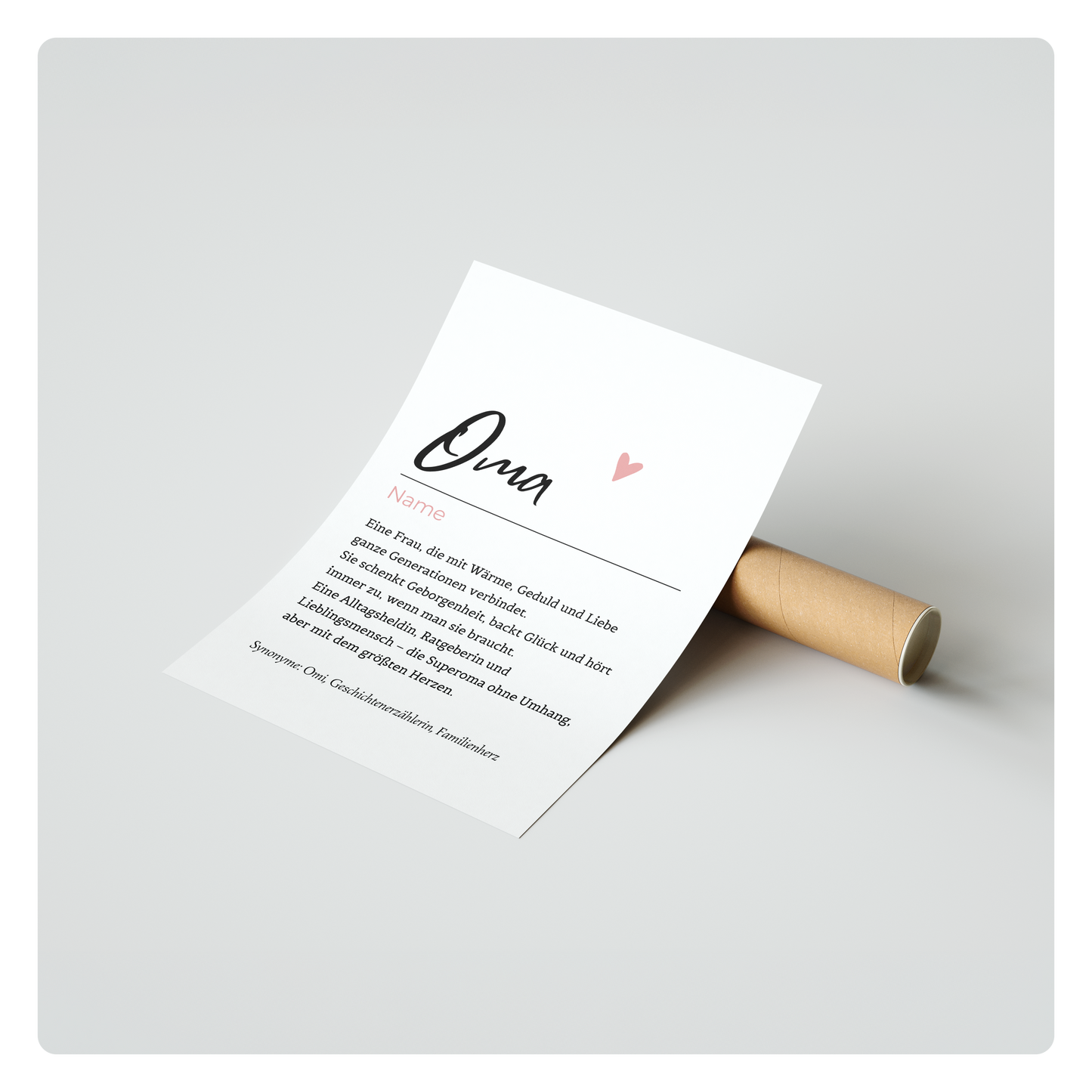 Oma - personalisierbarer Name