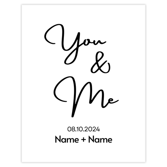 You & Me - personalisierbar