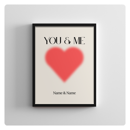 You & Me - personalisierbar