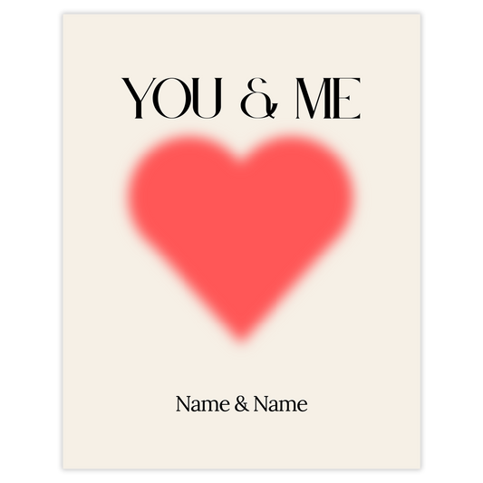 You & Me - personalisierbar
