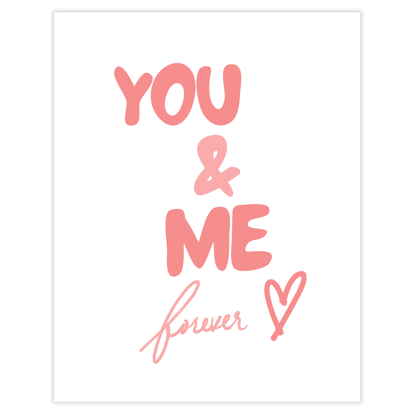 You & Me forever