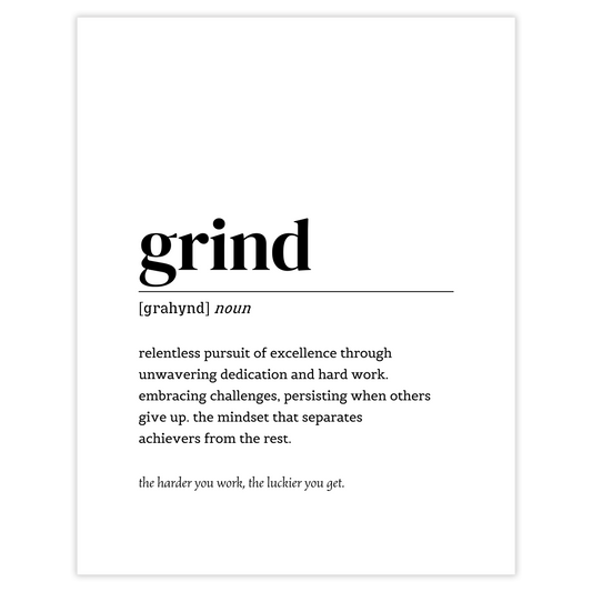 grind (wort definition)