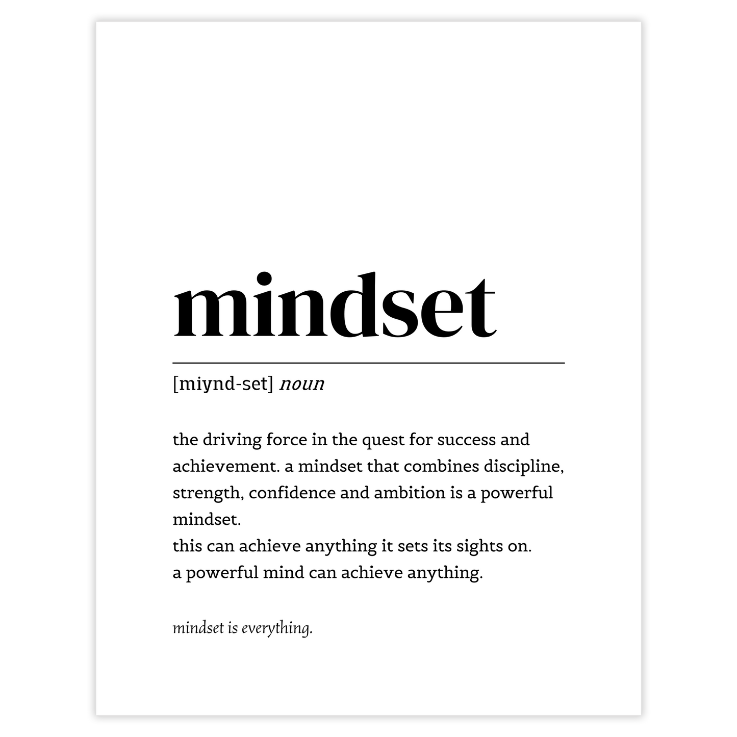 mindset (wort definition)